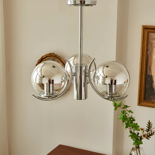 Moderne Retro Rond Glas Hang Kroonluchter
