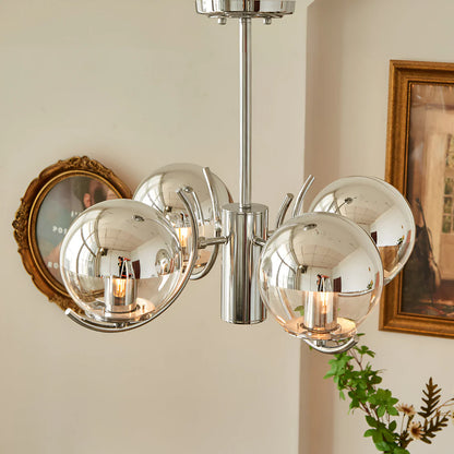 Moderne Retro Rond Glas Hang Kroonluchter