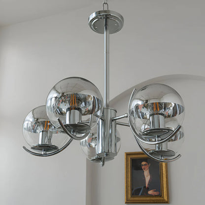 Moderne Retro Rond Glas Hang Kroonluchter