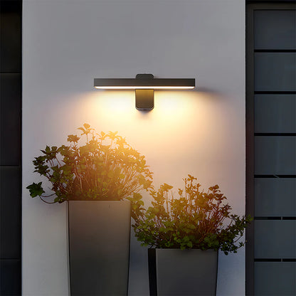 Retro IP65 Verstelbare Zwarte LED Buitenwandlamp
