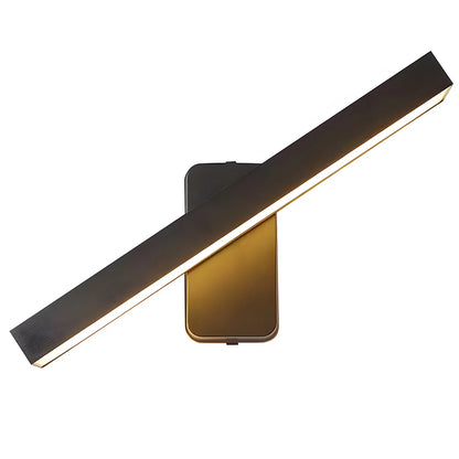 Retro IP65 Verstelbare Zwarte LED Buitenwandlamp