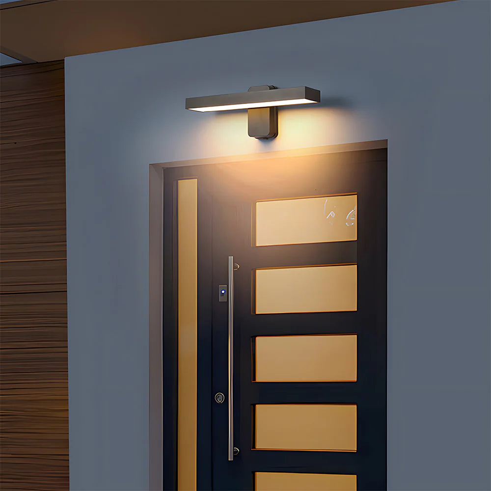 Retro IP65 Verstelbare Zwarte LED Buitenwandlamp