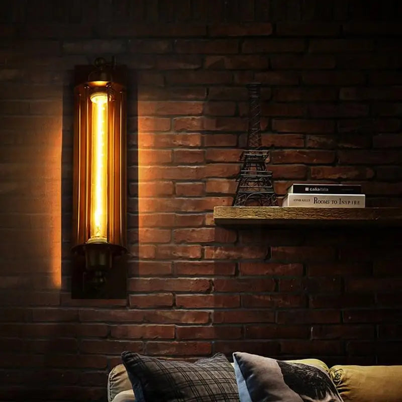 Retro Industriële Roestvrij Staal LED Wandlamp