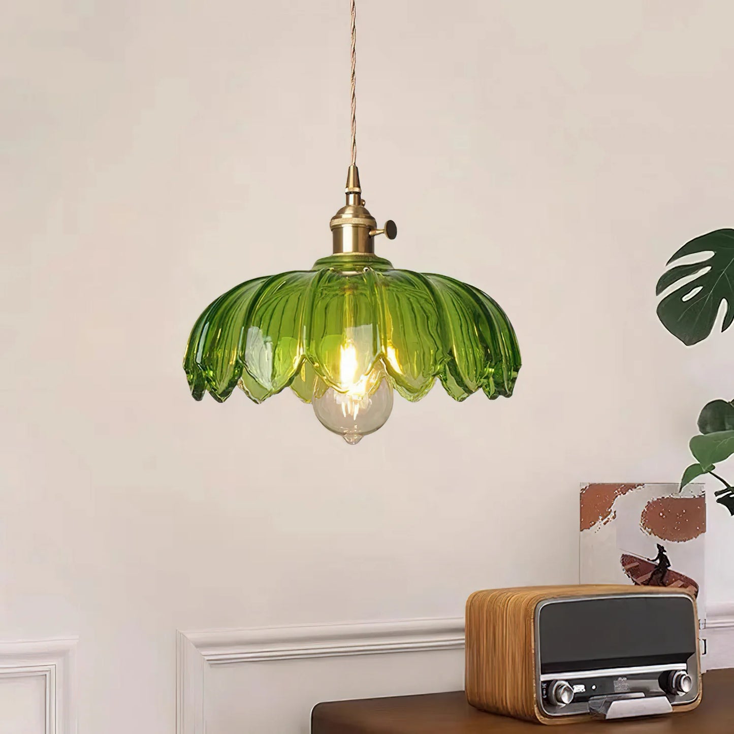 Vintage Charme Retro Bloem Hanglamp