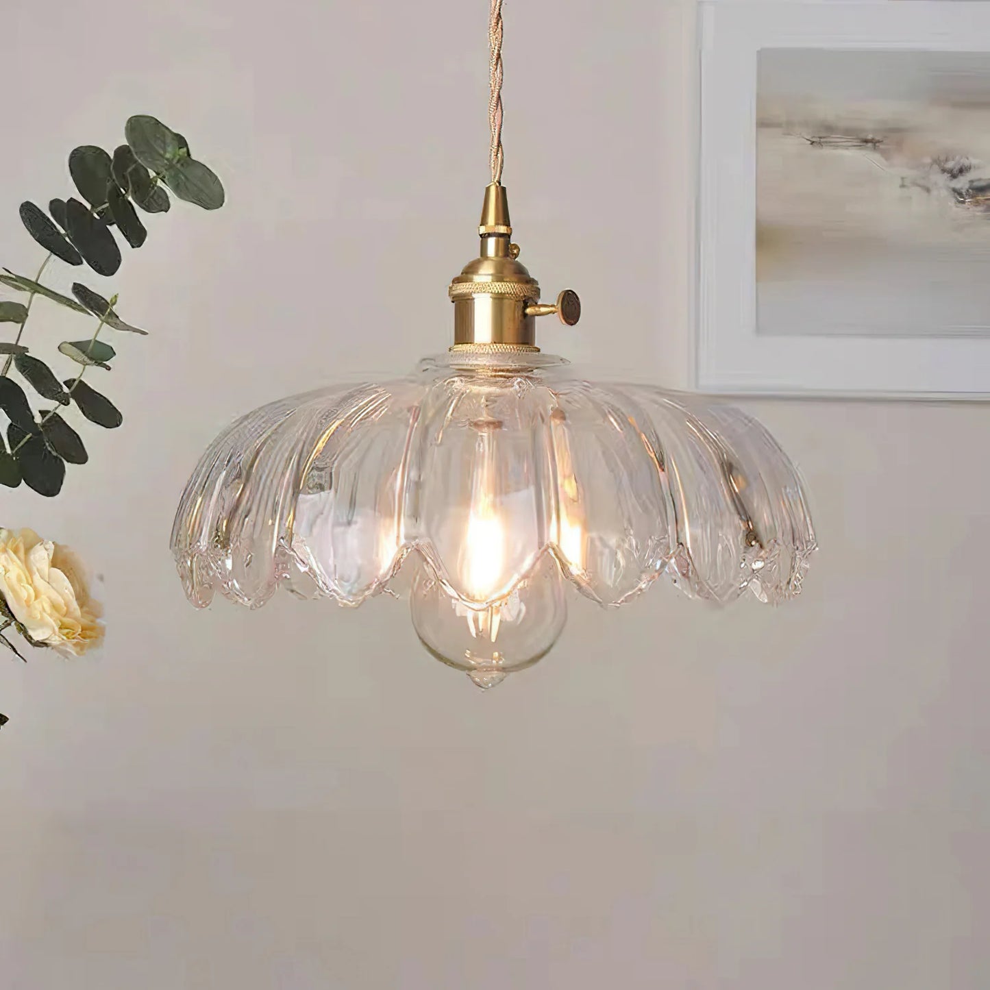 Vintage Charme Retro Bloem Hanglamp