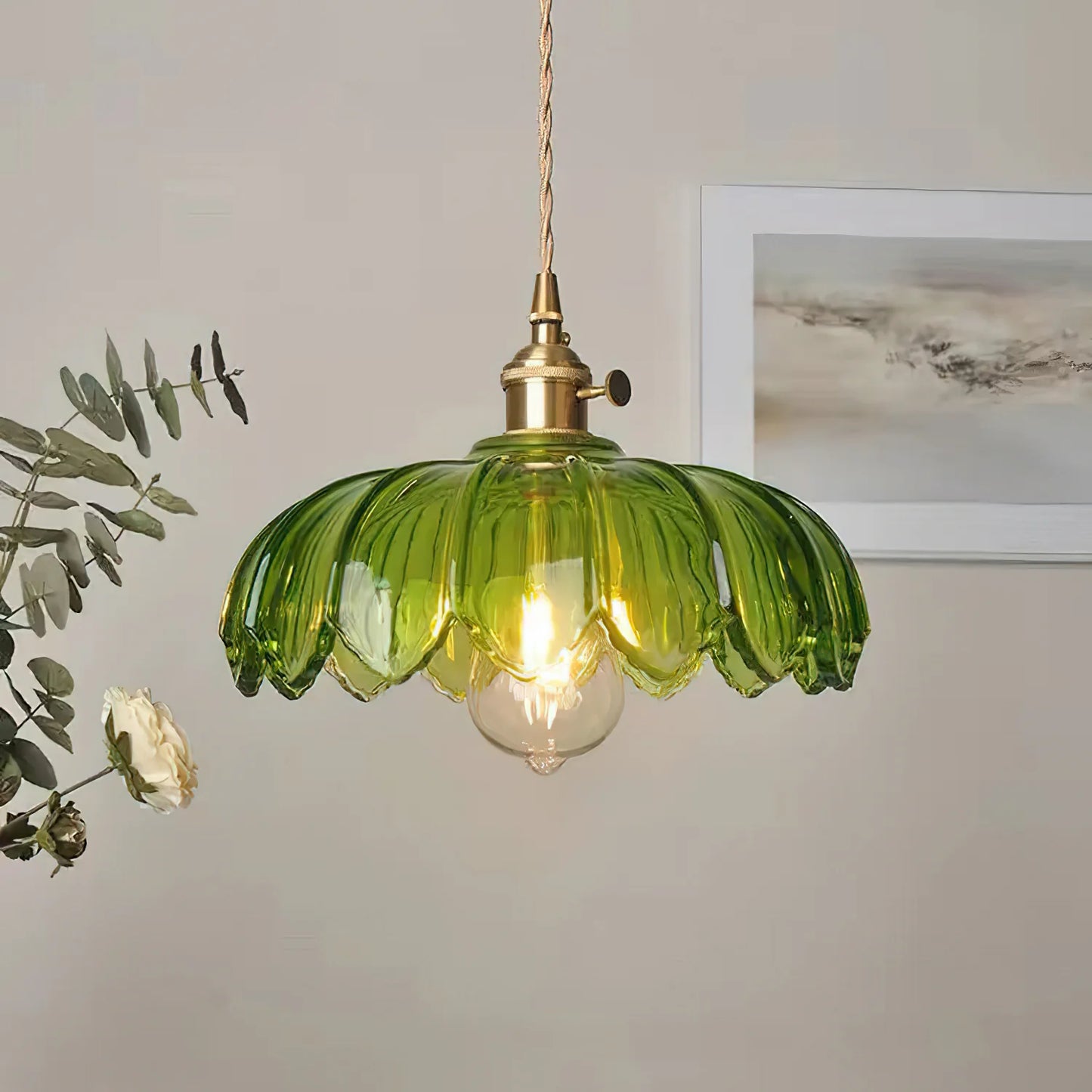 Vintage Charme Retro Bloem Hanglamp