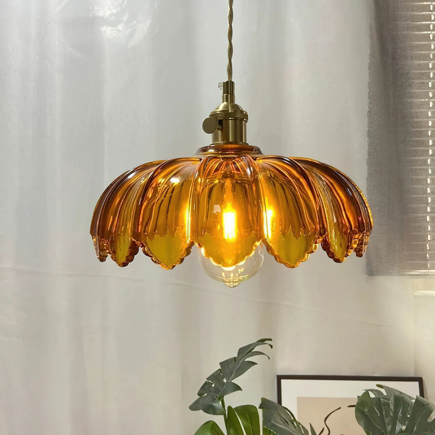 Vintage Charme Retro Bloem Hanglamp