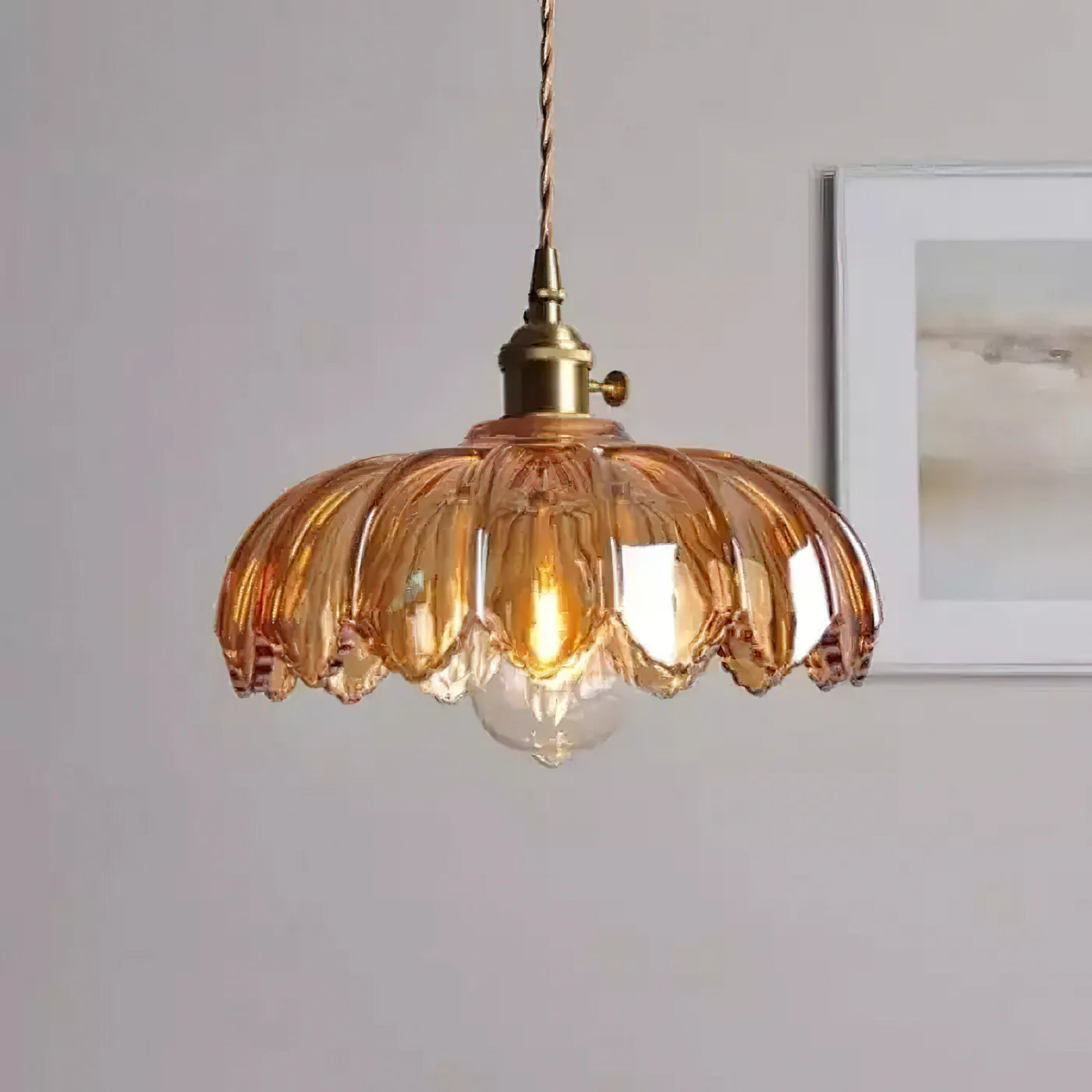 Vintage Charme Retro Bloem Hanglamp