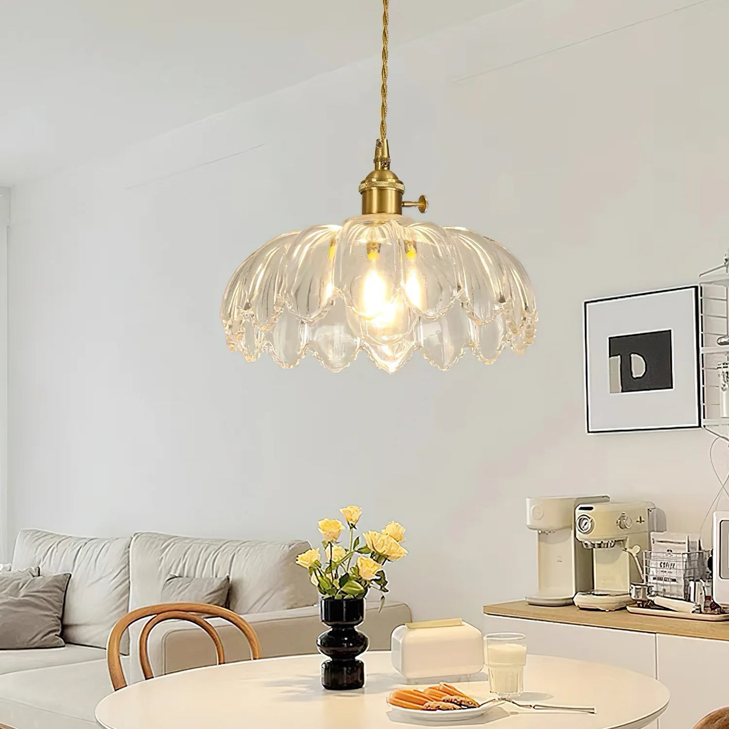 Vintage Charme Retro Bloem Hanglamp