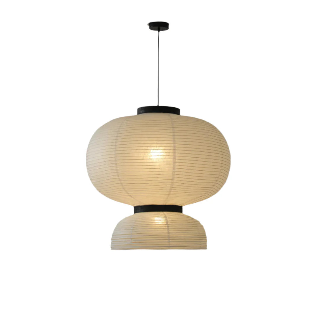 Moderne Japandi Hanglamp van Rijstpapieropy