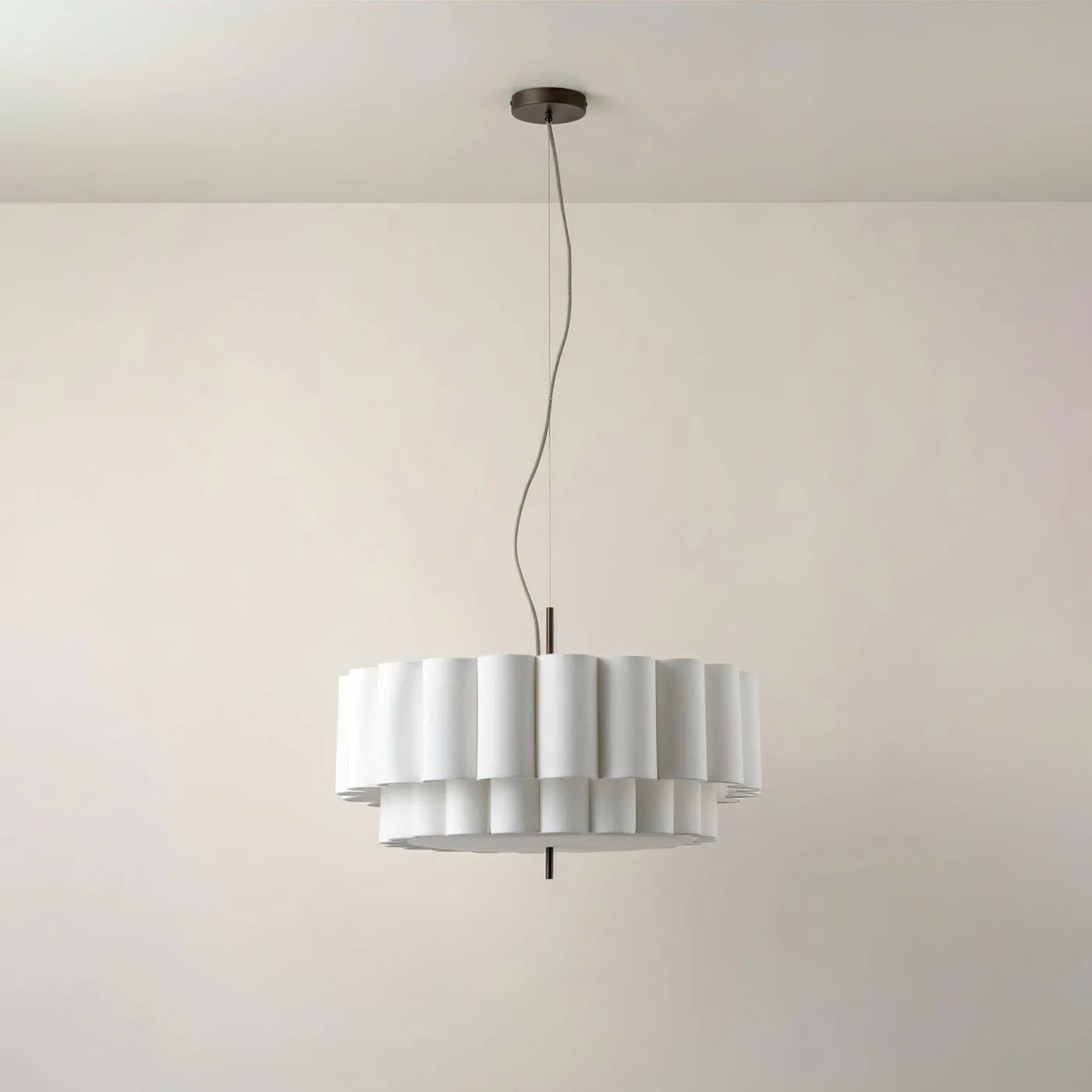 Moderne Design Handgeweven Stoffen Hanglamp