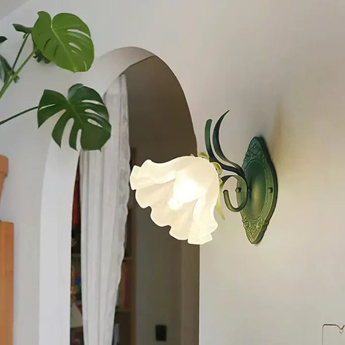 Moderne Lilië Bloem Wandlamp