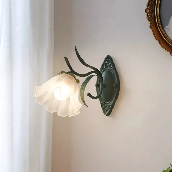 Moderne Lilië Bloem Wandlamp