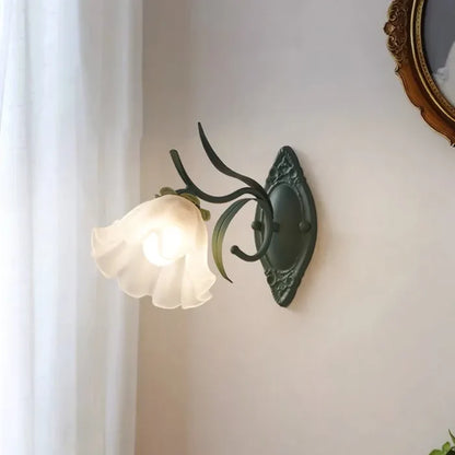 Moderne Lilië Bloem Wandlamp