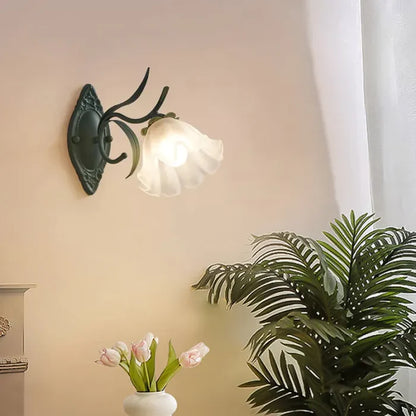 Moderne Lilië Bloem Wandlamp