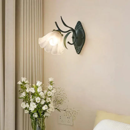 Moderne Lilië Bloem Wandlamp