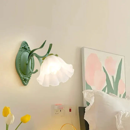 Moderne Lilië Bloem Wandlamp