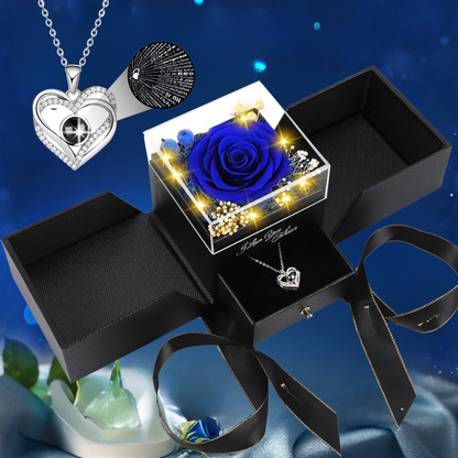 Rozen Cadeau Box Eeuwige Roos LED Verlichting