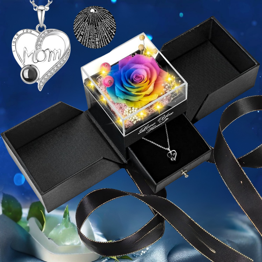 Rozen Cadeau Box Eeuwige Roos LED Verlichting