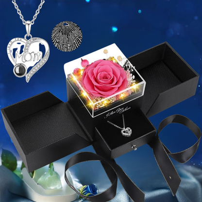 Rozen Cadeau Box Eeuwige Roos LED Verlichting