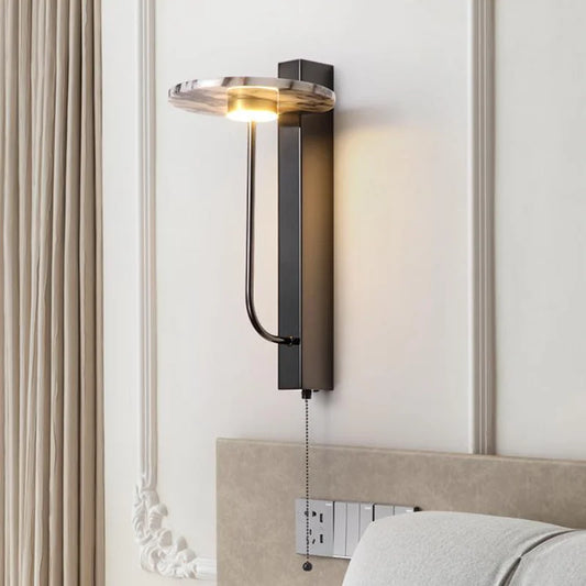 Minimalistische Natuursteen Wandlamp