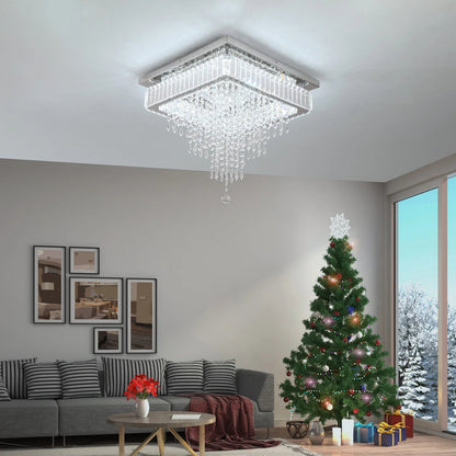 Luxe Kristallen Dimbare LED Plafondlamp