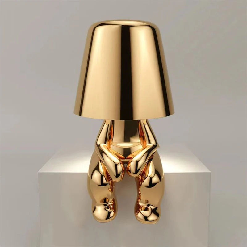 Mistero Gouden Zilver Sculpturale Tafellamp