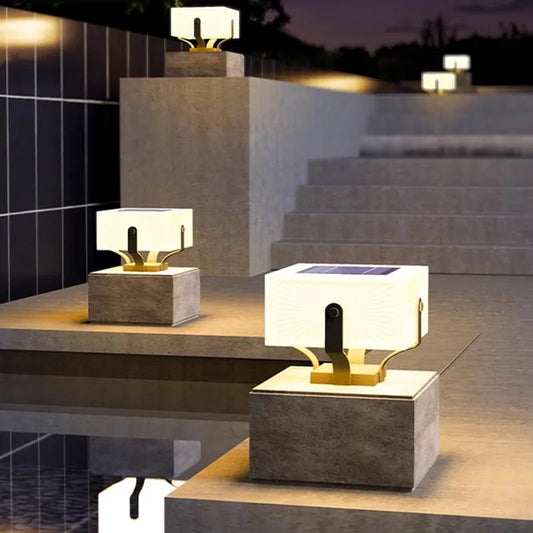Moderne Zonne-Energie RVS Tuinlamp