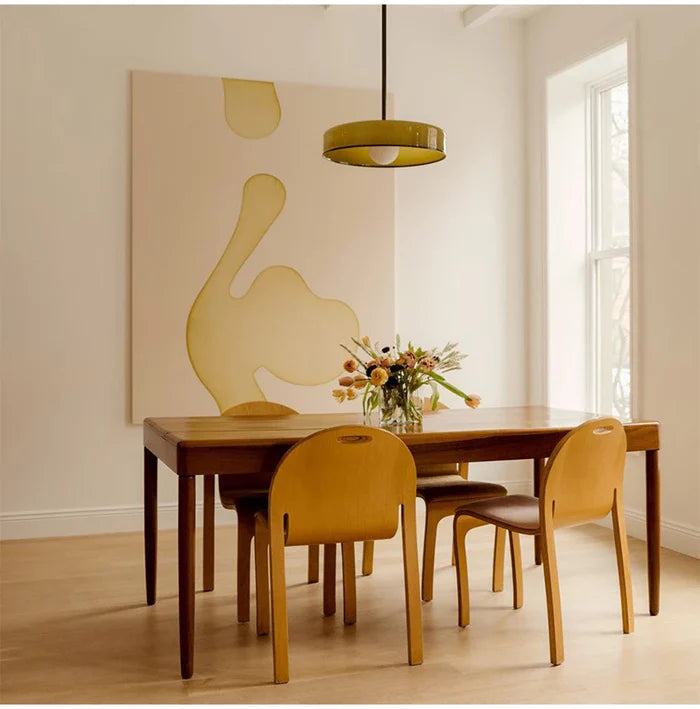 Bauglas Hanglamp – Retro Elegantie met Scandinavische Touch