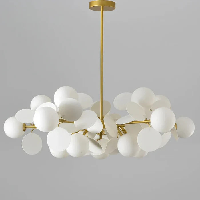 Kleurrijke LED Hanglamp met Glazen Bloemdesign