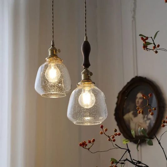 Nostalgia Luxe Vintage Glazen Hanglamp