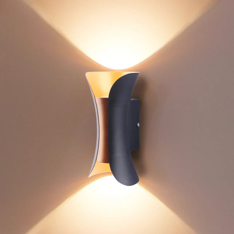 Moderne Up & Down Buitenwandlamp met COB Technologie
