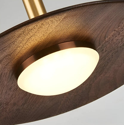 Scandinavische Stijl Walnoot Houten Hanglamp