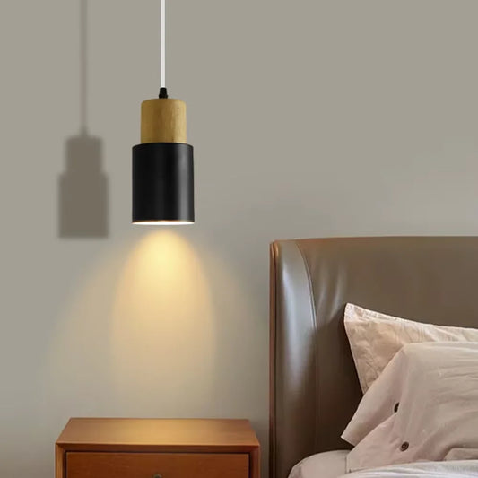 Scandinavische Houten LED Hanglamp
