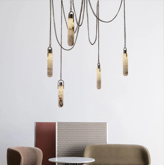 Yadira Marmer Luxe Chandelier Verlichting