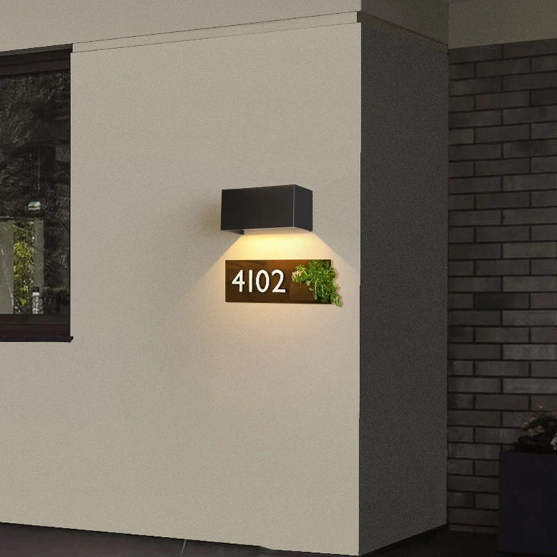 Moderne LED BuitenWandlamp Zwart IP65