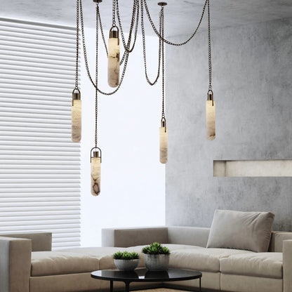 Yadira Marmer Luxe Chandelier Verlichting