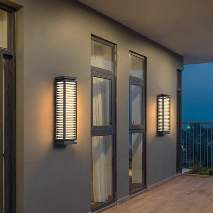 Moderne Buitenwandlamp van Roestvrij Staal