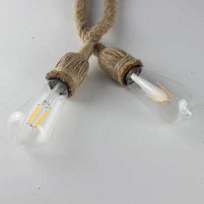 Boheemse Handgemaakte Henneptouw Hanglamp