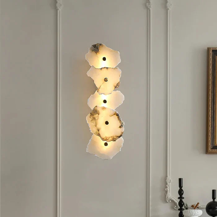 Petra Elegante Wandlamp met Alabaster Afwerking
