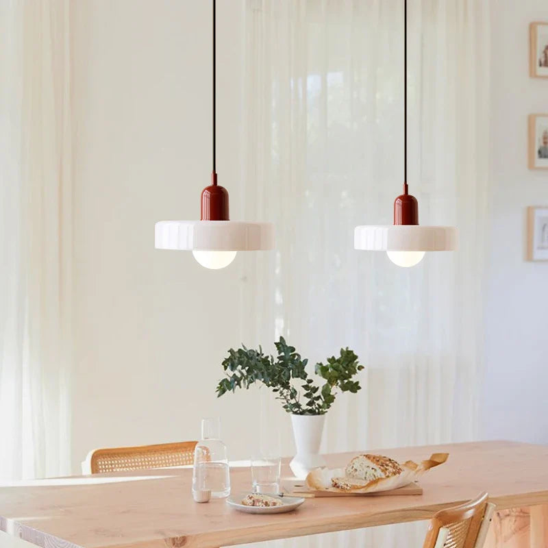Bauglas Hanglamp – Retro Elegantie met Scandinavische Touch