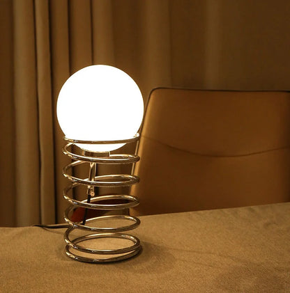 Elegantie Glas & Metaal Chippendale Tafellamp