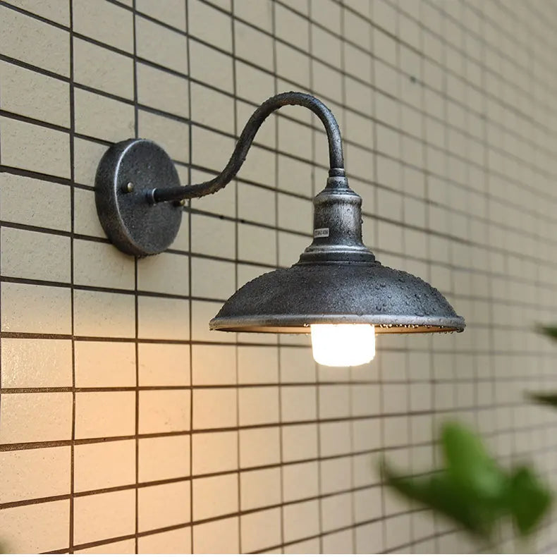 Komvormige IJzeren IP65 Waterdichte Buiten Wandlamp