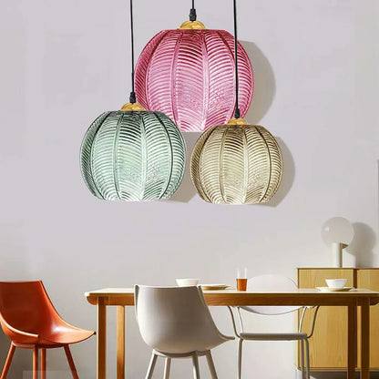 Retro LED Hanglamp van Ijzer en Glas