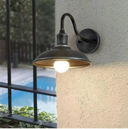 Komvormige IJzeren IP65 Waterdichte Buiten Wandlamp