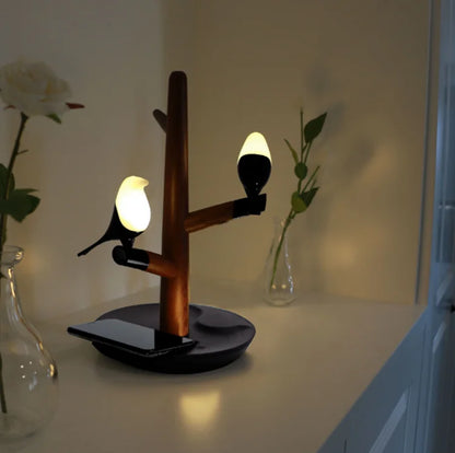 TranquilTree Sensorische Houten Tafellamp