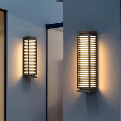 Moderne Buitenwandlamp van Roestvrij Staal
