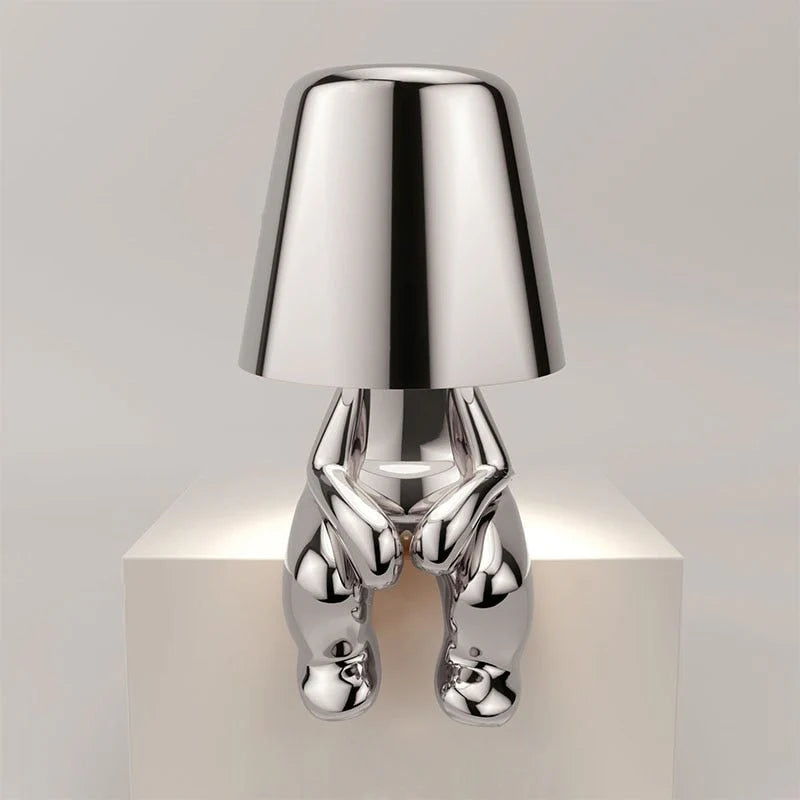 Mistero Gouden Zilver Sculpturale Tafellamp