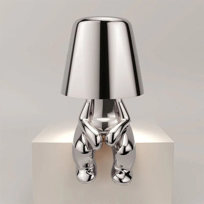 Mistero Gouden Zilver Sculpturale Tafellamp