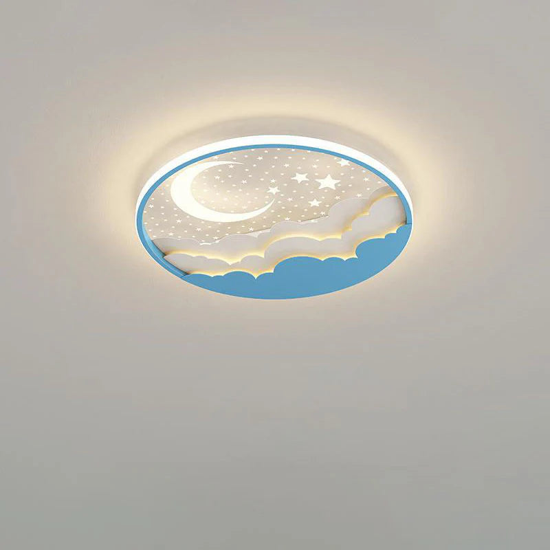 Creatieve Cartoonsterren Maan Acryl LED Plafondlamp